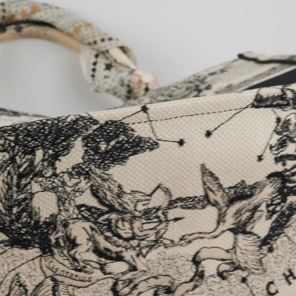 Dior Medium Book Tote Latte