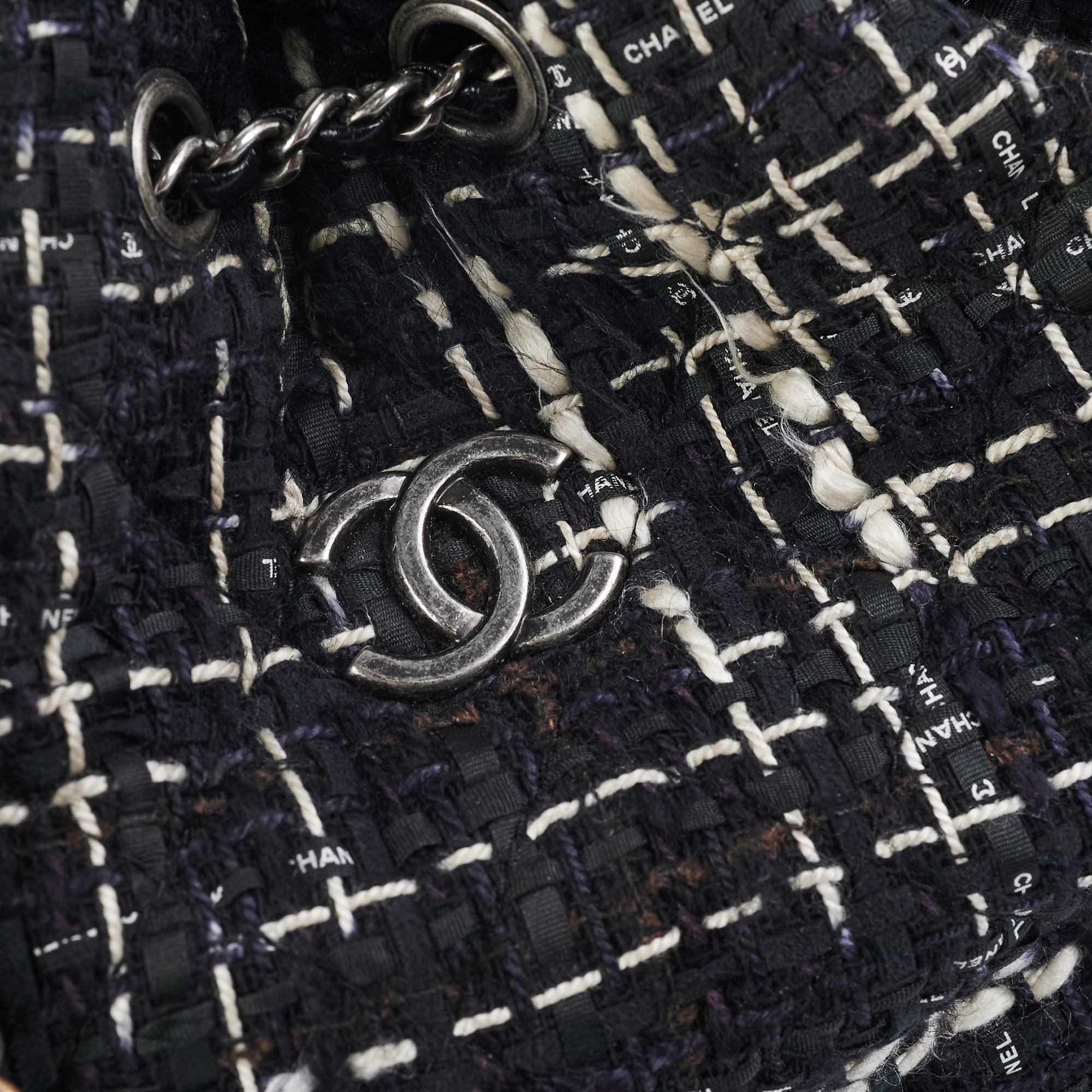 Chanel Small Gabrielle Tweed Backpack