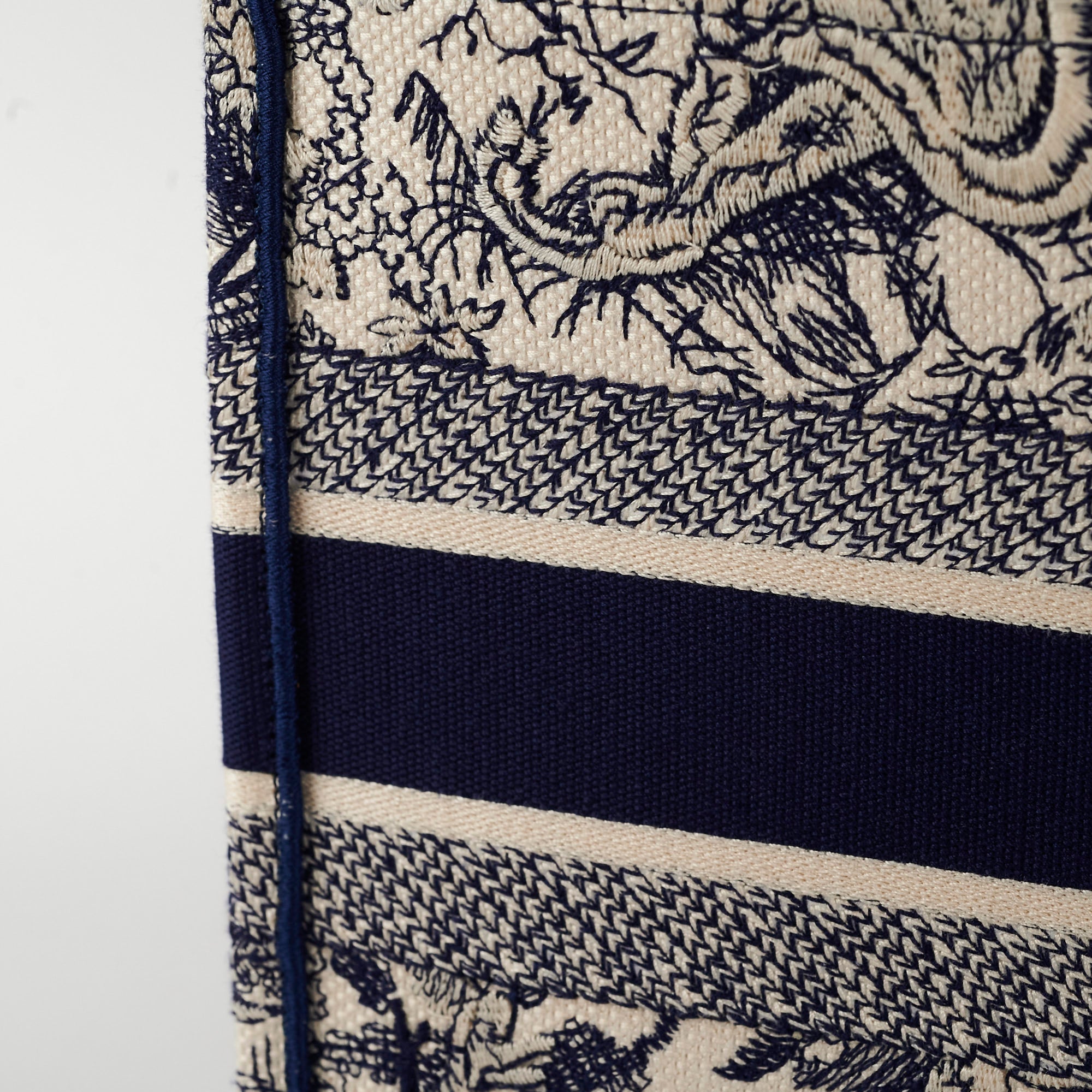 Christian Dior Book Tote Medium Navy