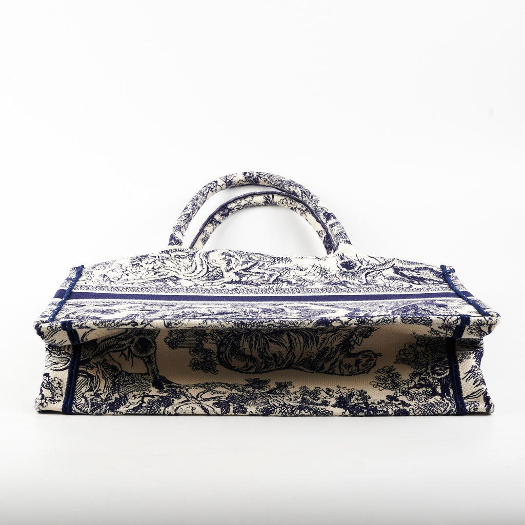 Christian Dior Book Tote Medium Navy