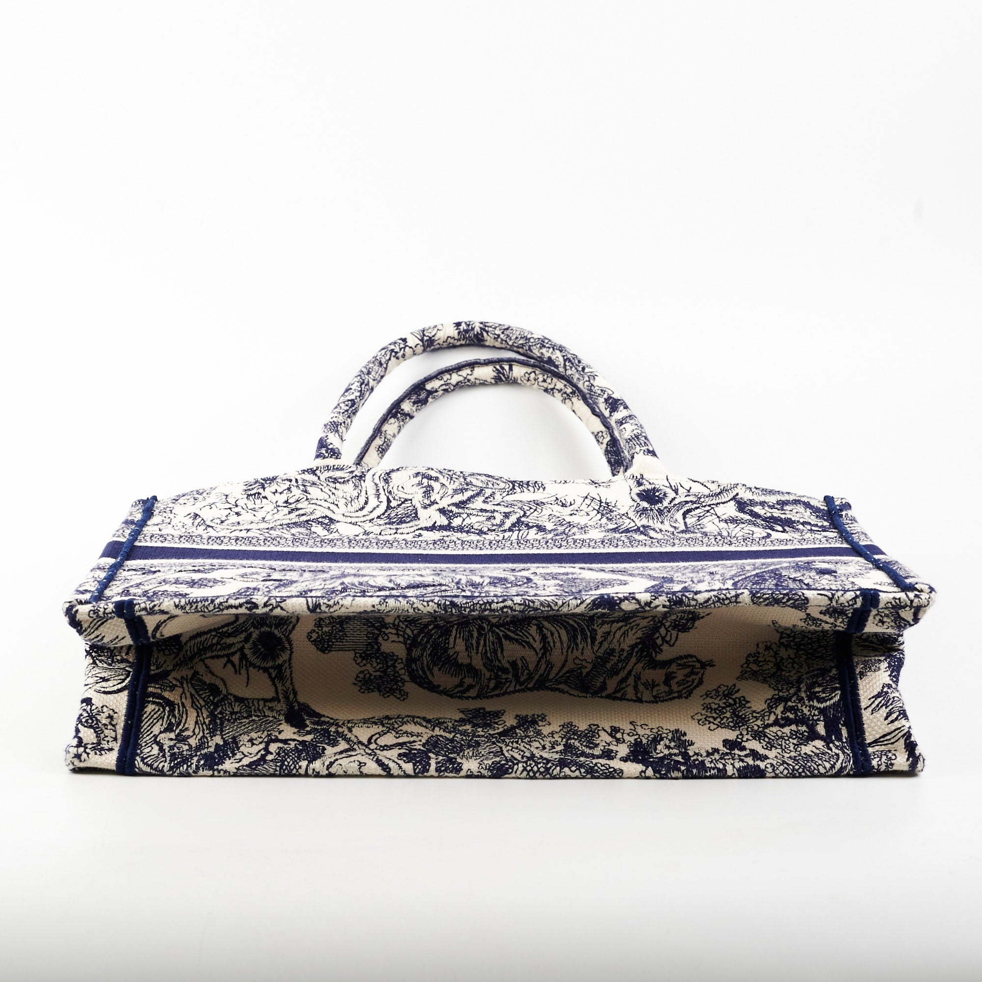 Christian Dior Book Tote Medium Navy