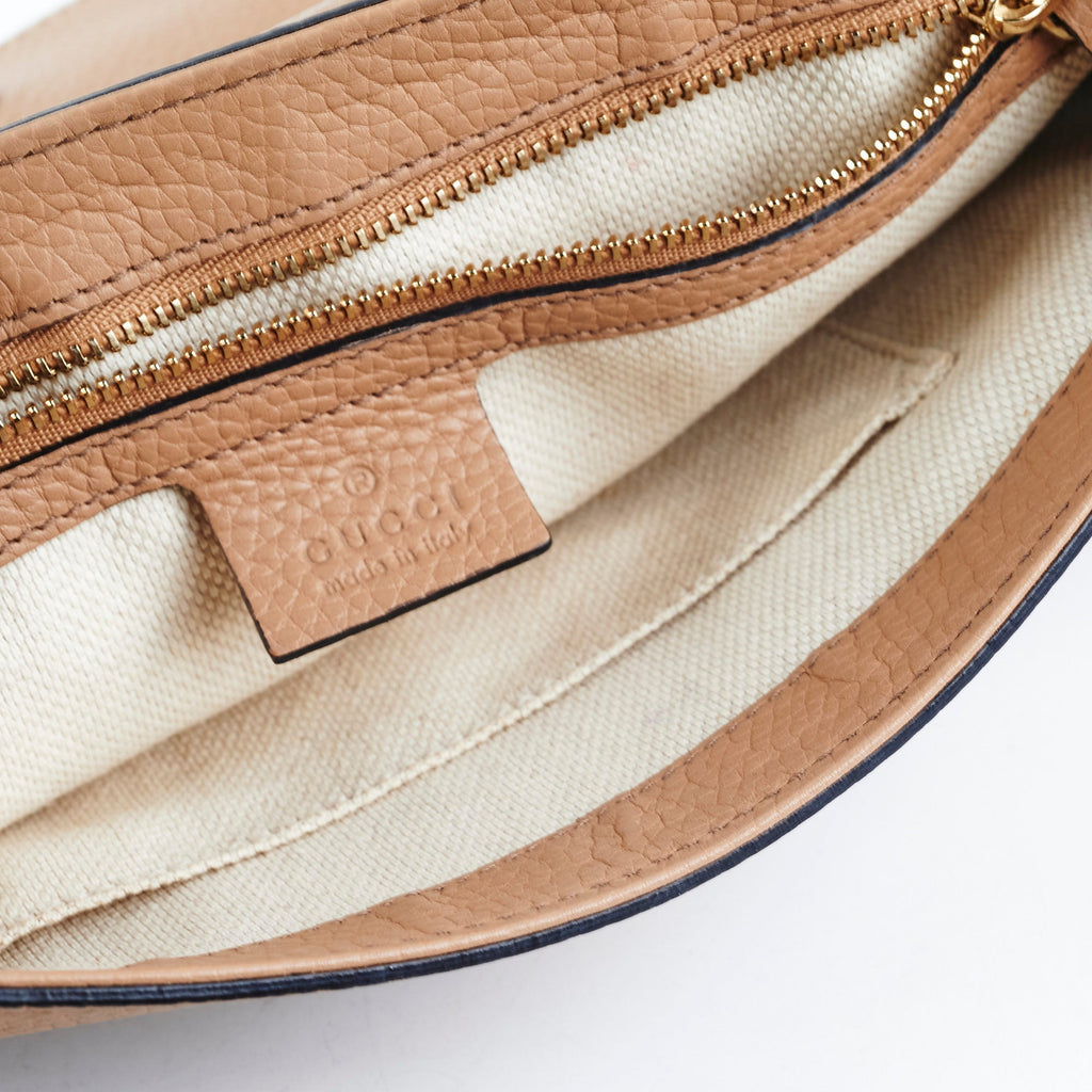 Gucci Soho Swing Chain Bag Beige