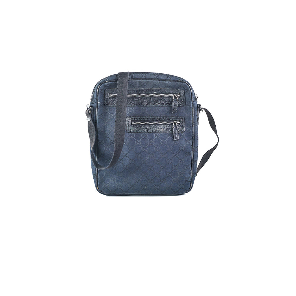 Gucci Men Messenger Canvas Black