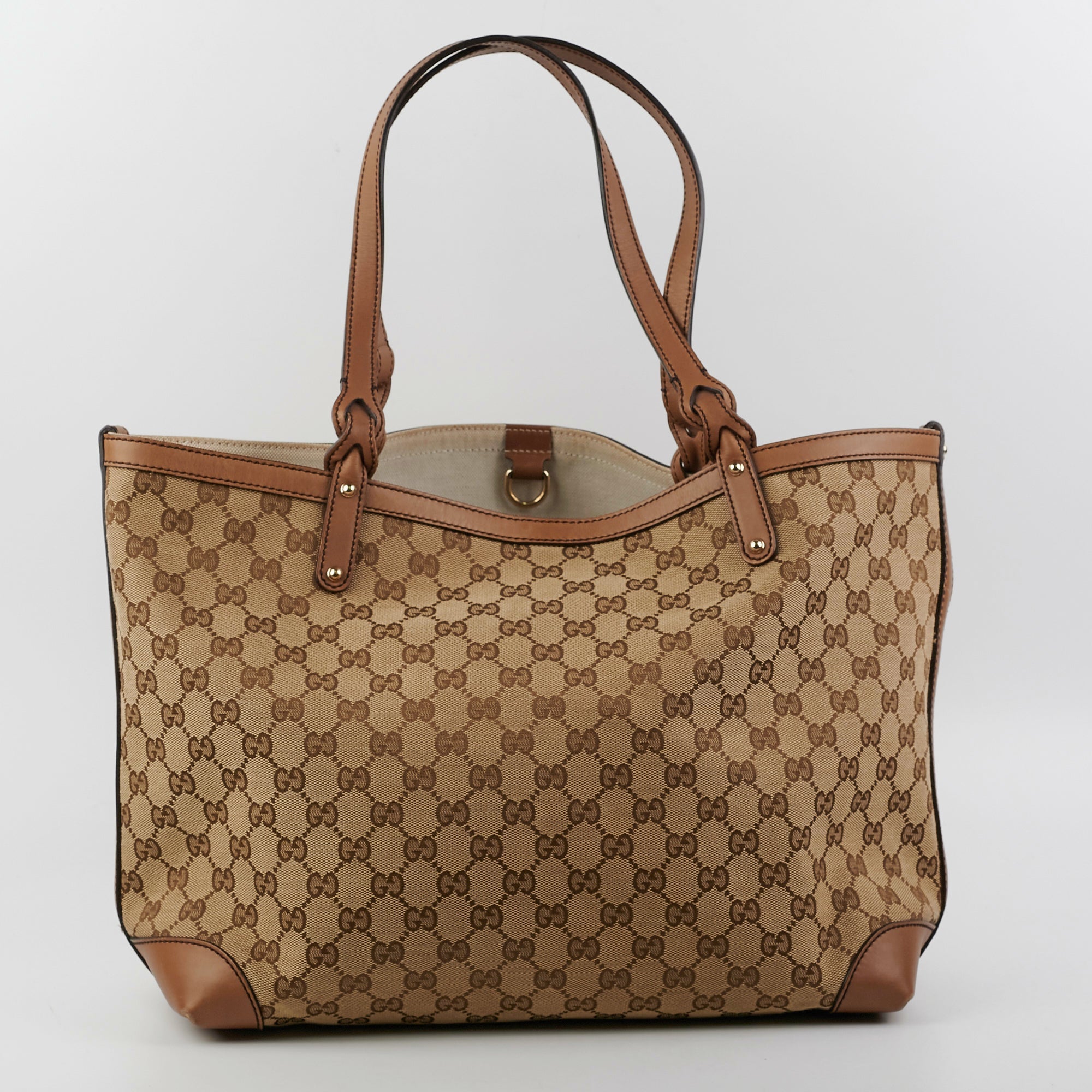 Gucci Craft Monogram Tote Bag