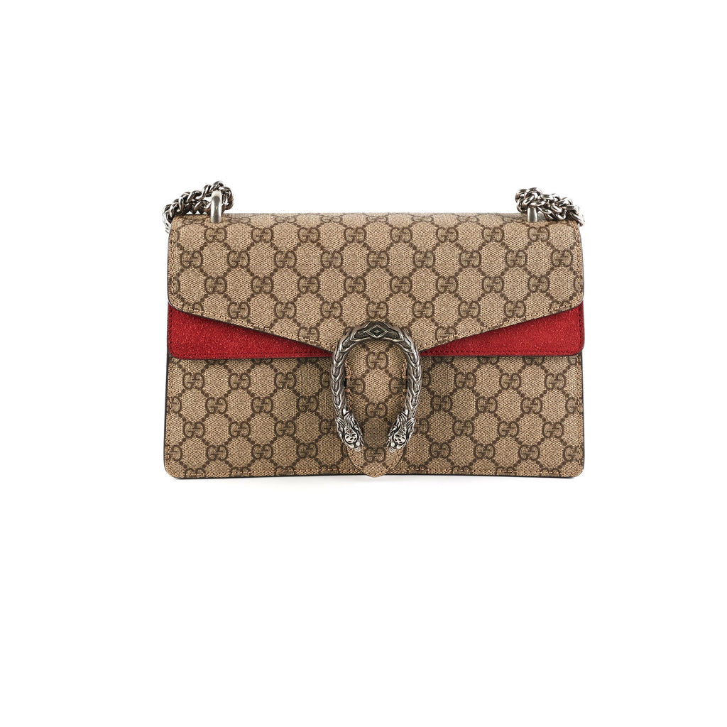 Gucci Small Dionysus Shoulder Bag Red
