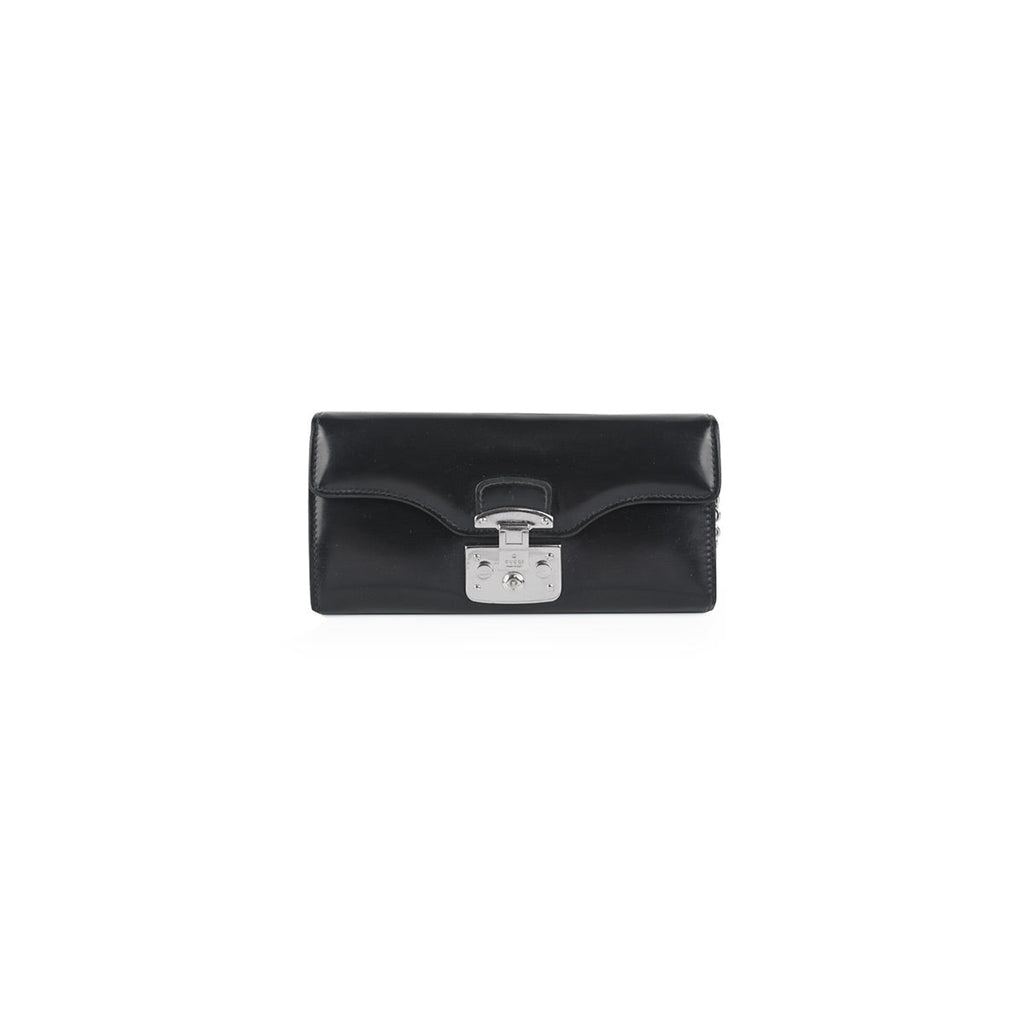 Gucci Lady Lock Wallet on Chain Black