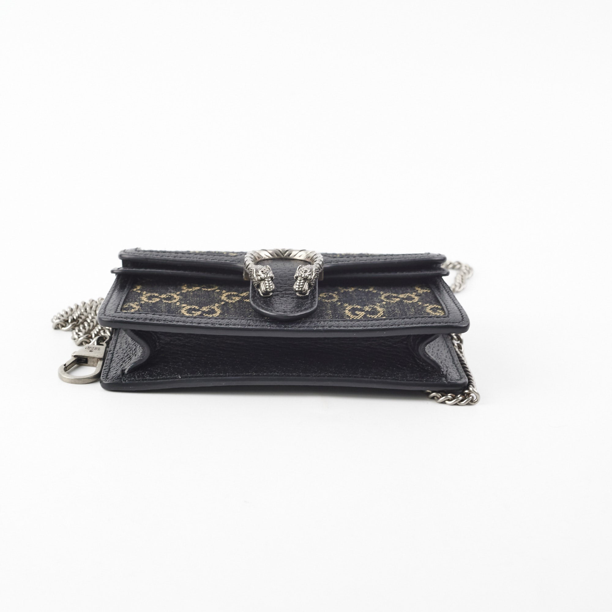 Gucci Dionysus Super Mini GG Shoulder Bag Black