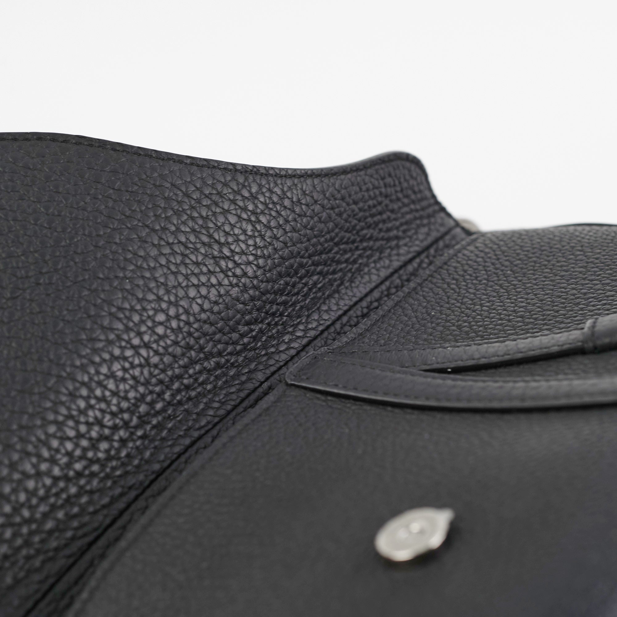 Christian Dior Soft Saddle Mini Black Grained Calfskin Bag