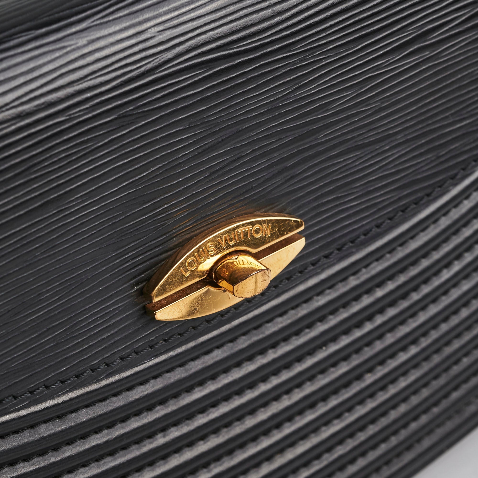 Louis Vuitton Vintage Clutch Epi Black