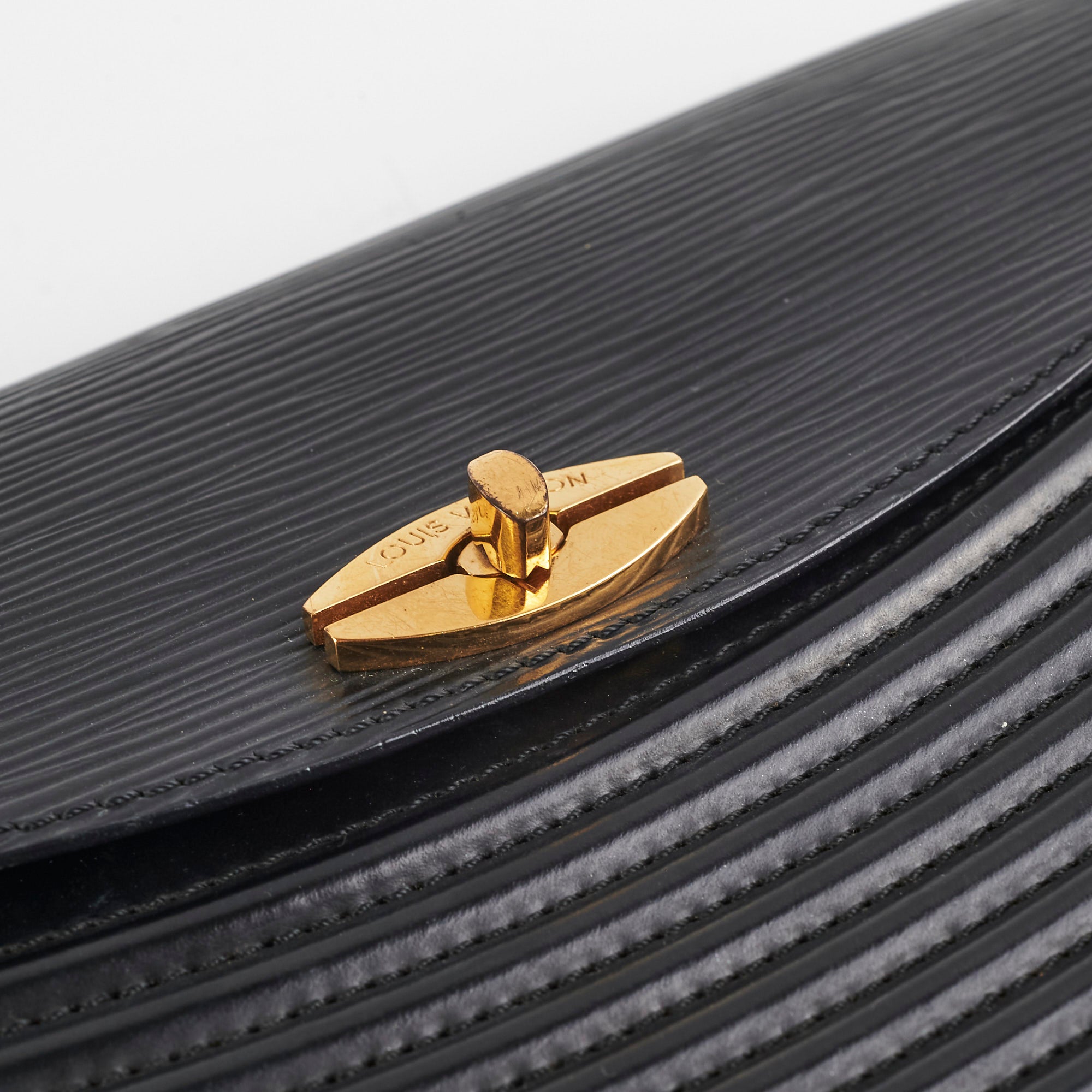 Louis Vuitton Vintage Clutch Epi Black