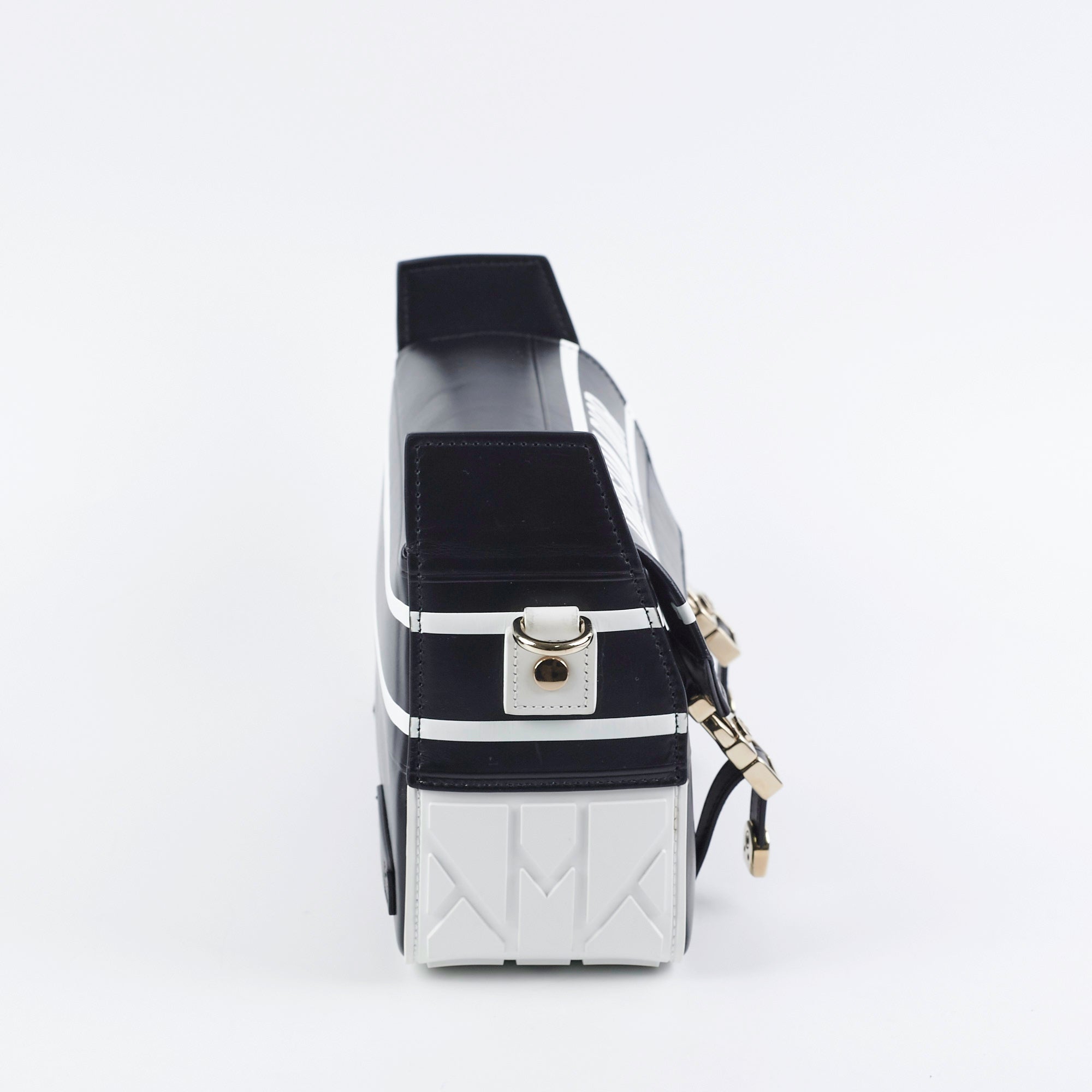 Christian Dior Camp Bag Black And White