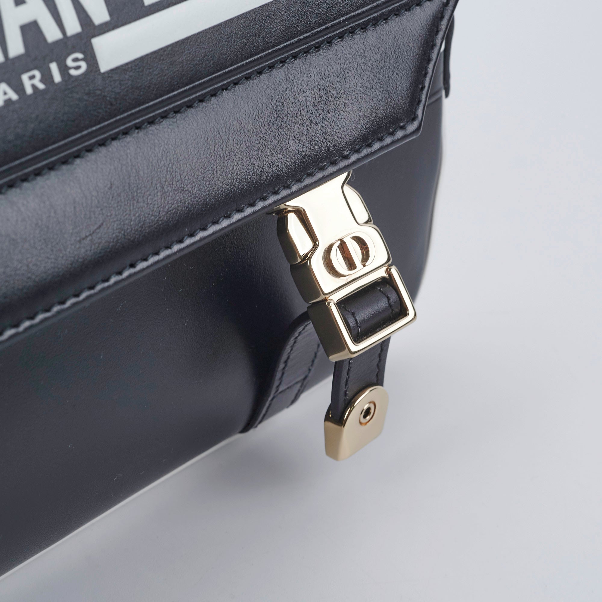 Christian Dior Camp Bag Black And White
