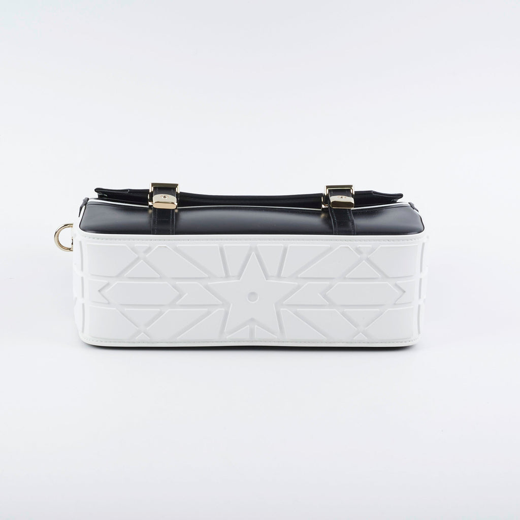 Christian Dior Camp Bag Black And White
