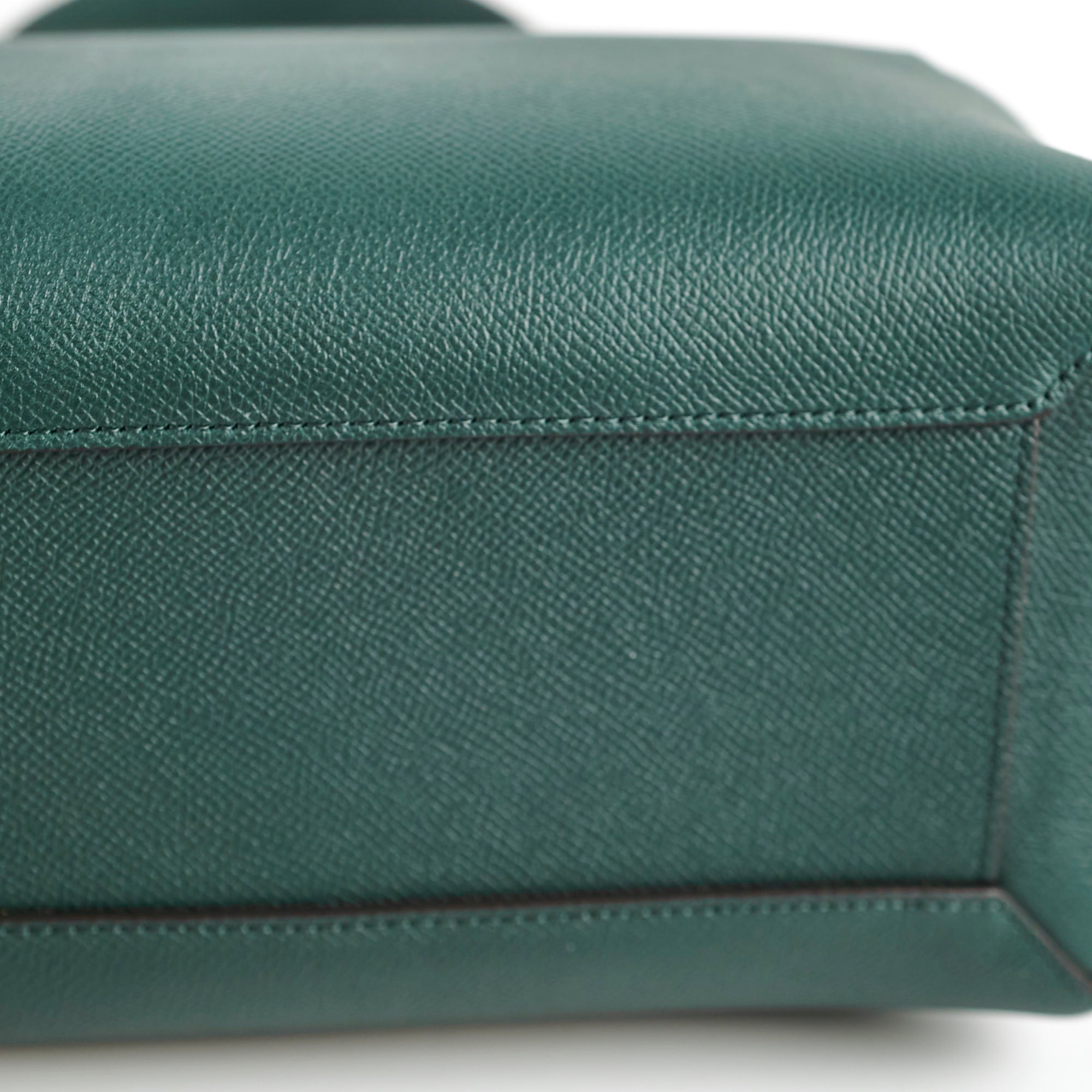Celine Micro Belt Dark Green Shoulder Bag