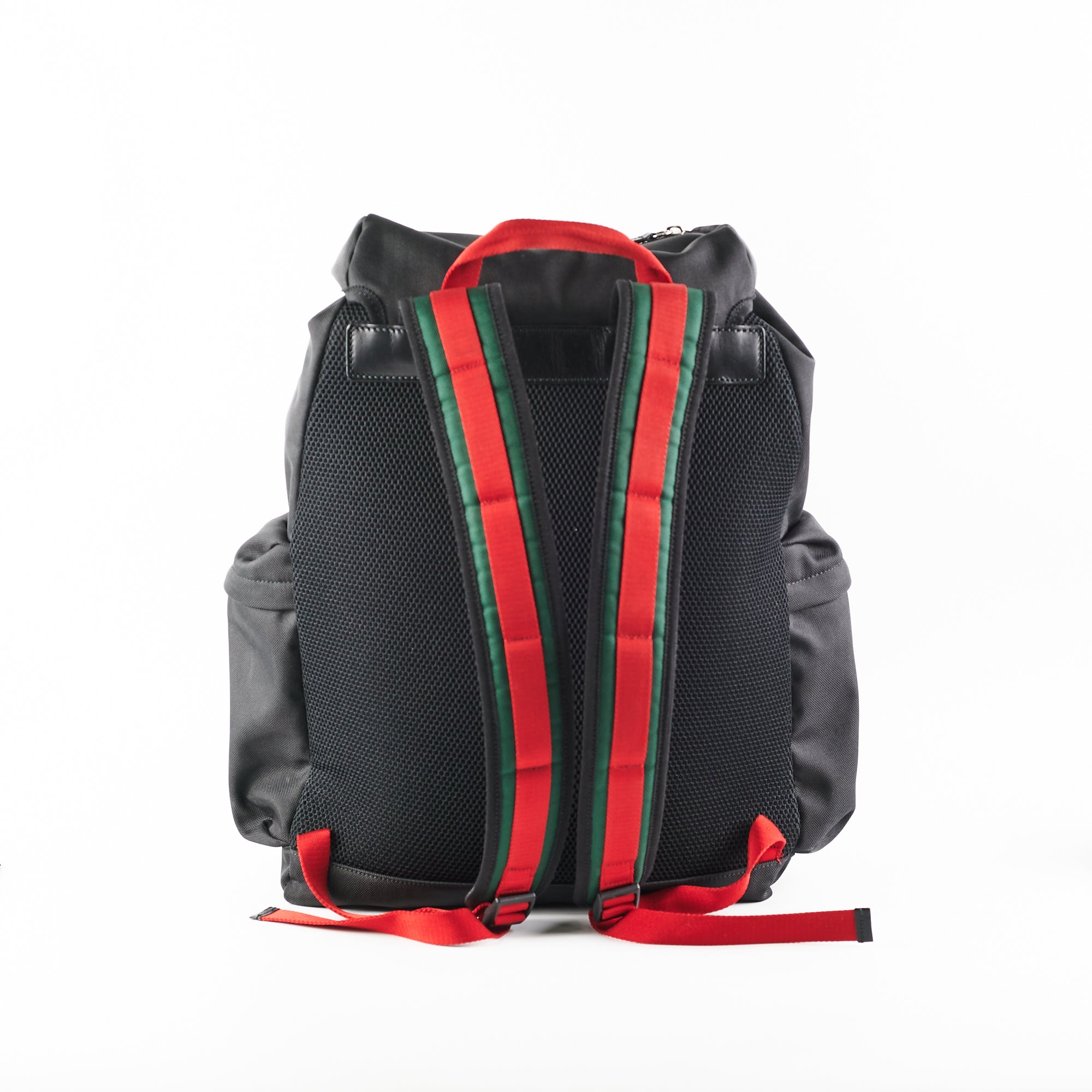 Gucci Techco Black Canvas Backpack