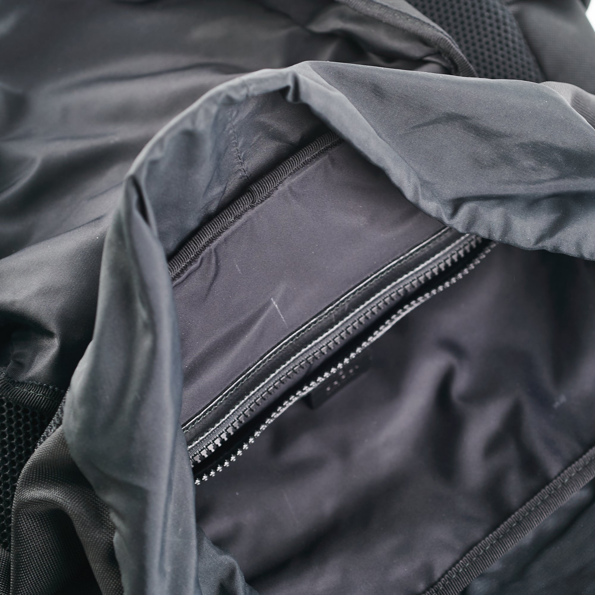 Gucci Techco Black Canvas Backpack