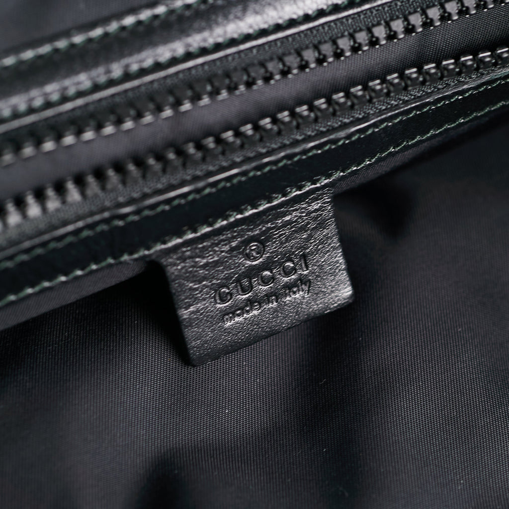 Gucci Techco Black Canvas Backpack