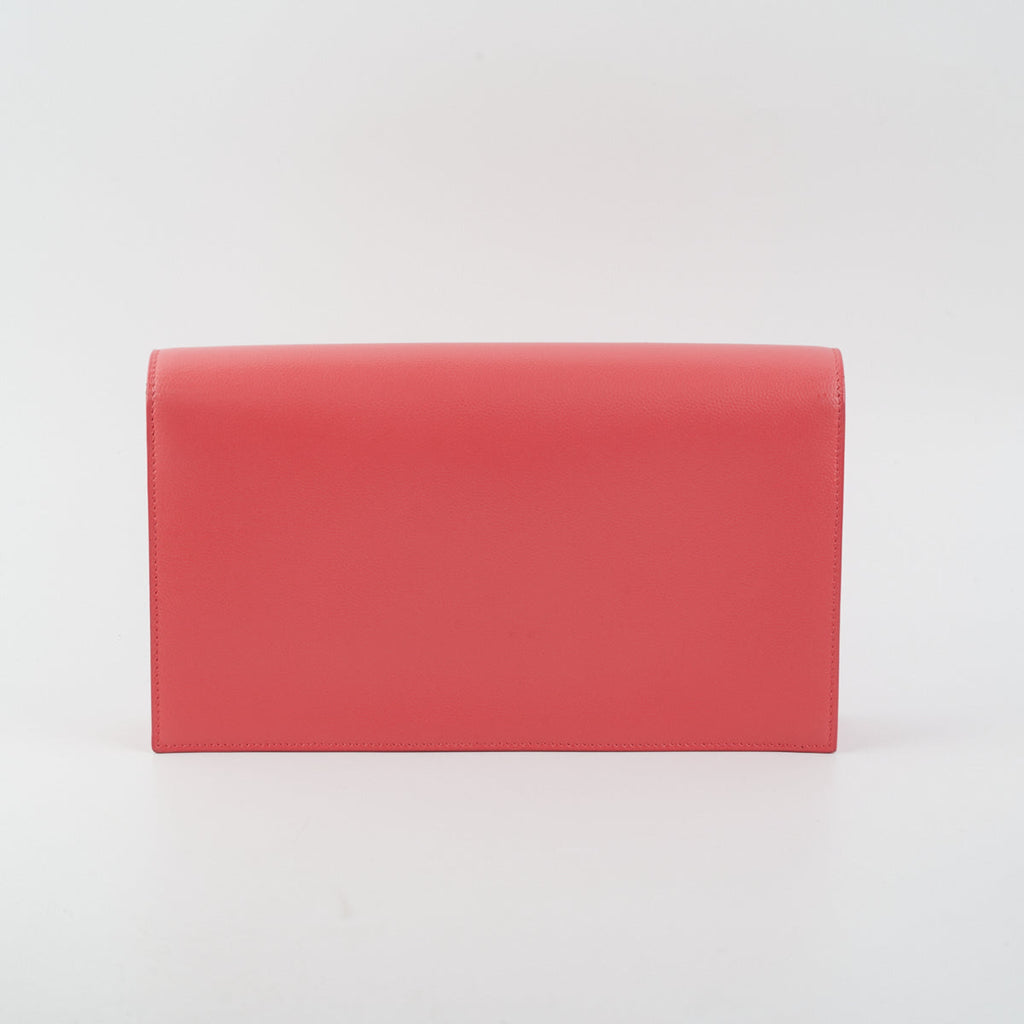 Saint Laurent Medium Kate Clutch Pink