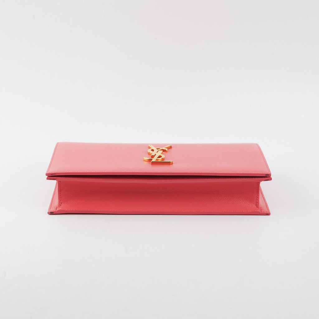 Saint Laurent Medium Kate Clutch Pink