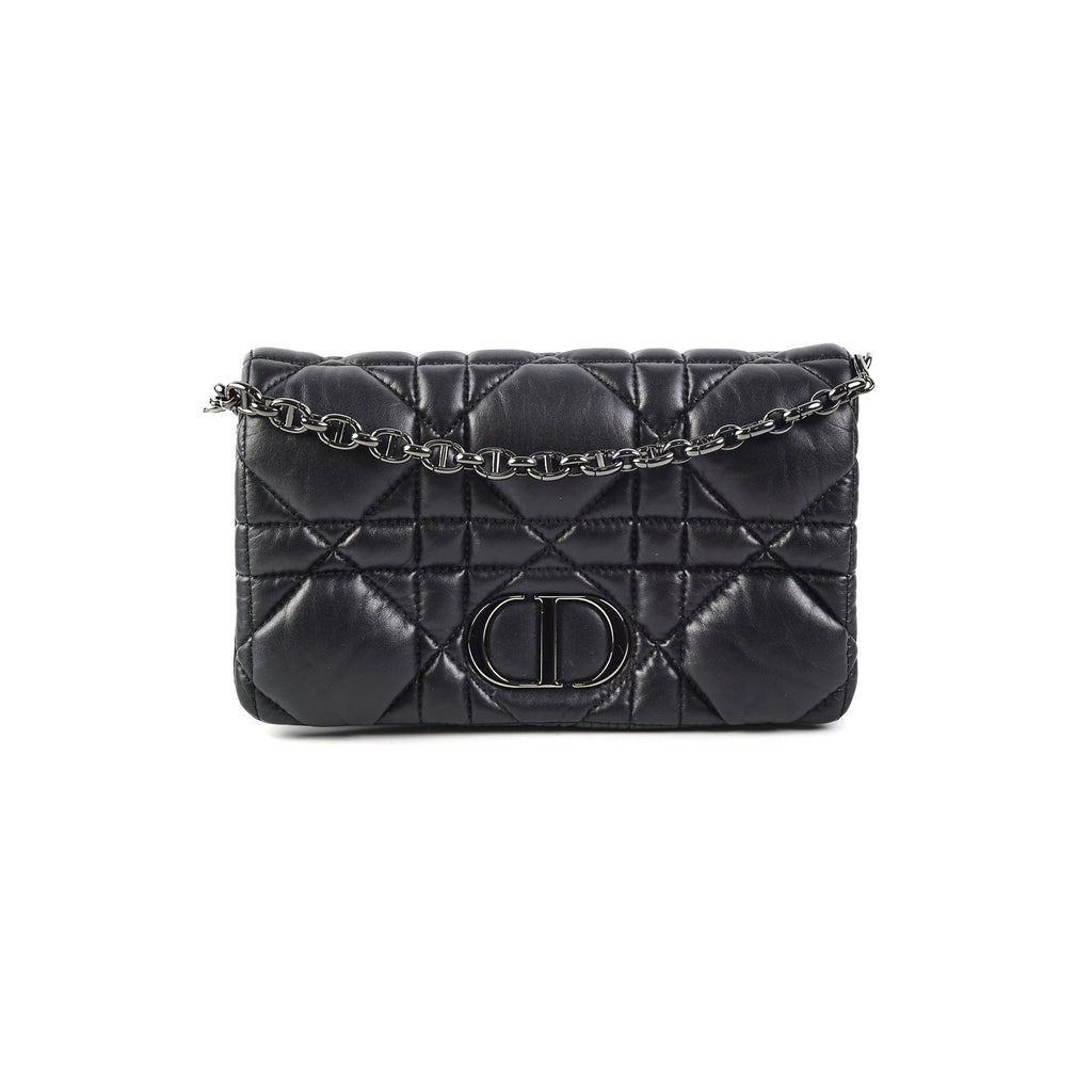 Dior Caro Macrocannage Mini So Black