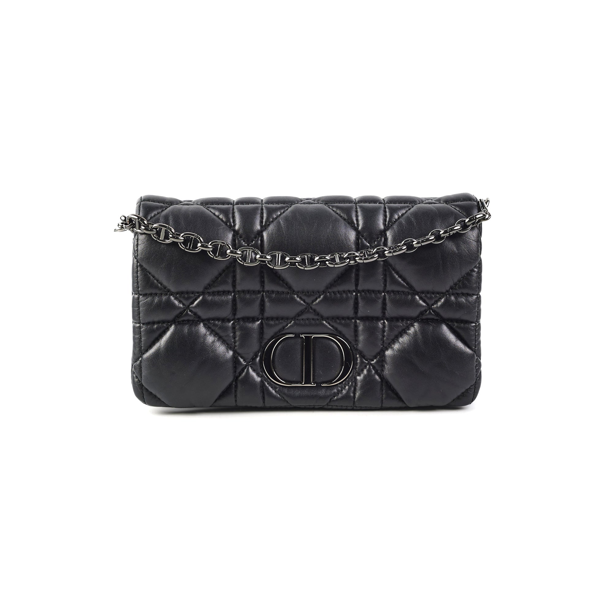 Dior Caro Macrocannage Mini So Black