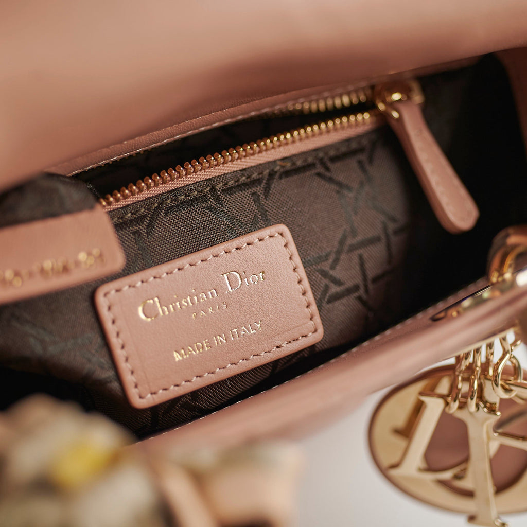 Christian Dior Lady Dior Small Blush with Twilly