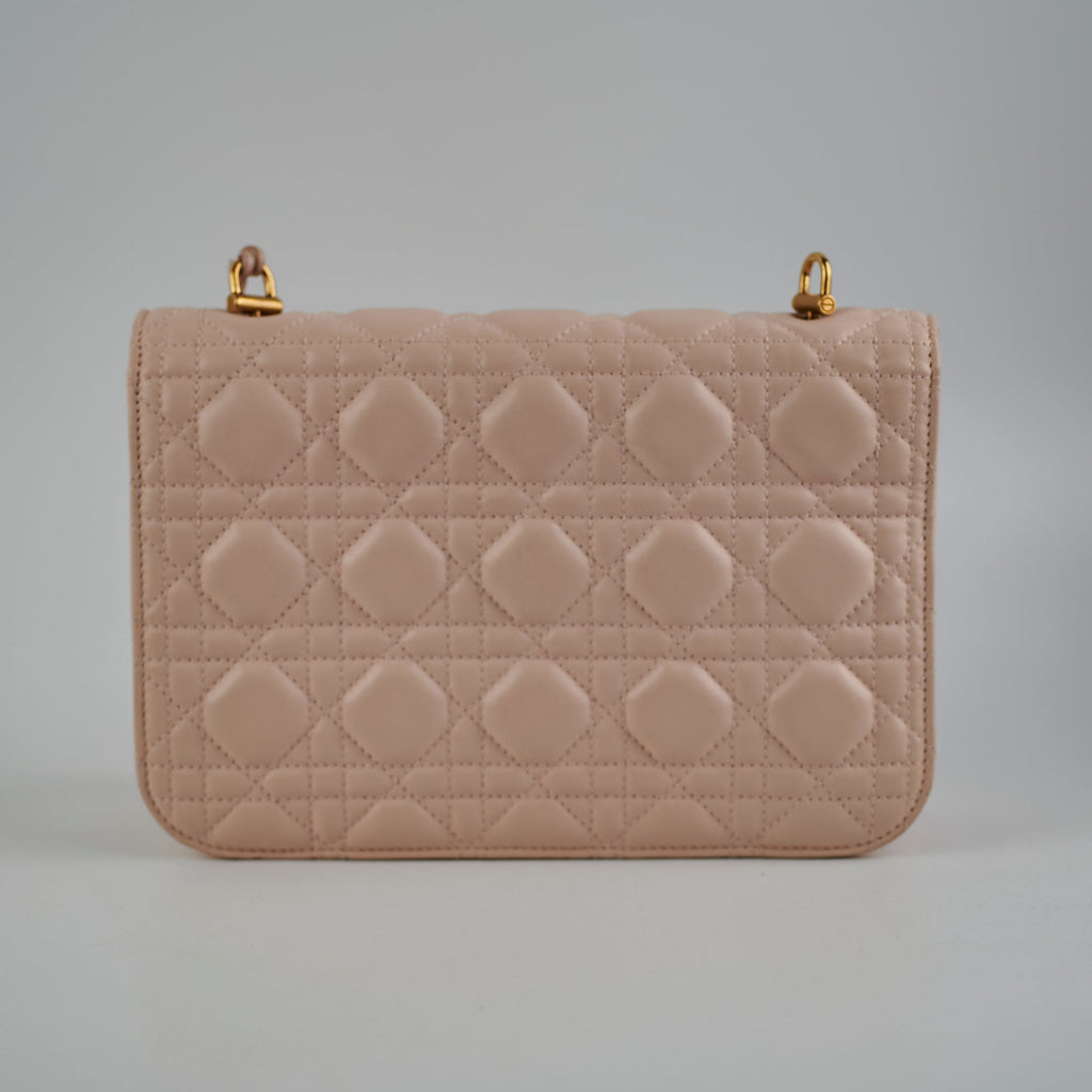 Christian Dior Dioraddict Flap Lambskin Light Pink