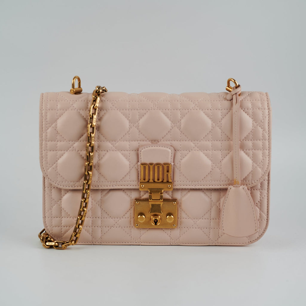 Christian Dior Dioraddict Flap Lambskin Light Pink
