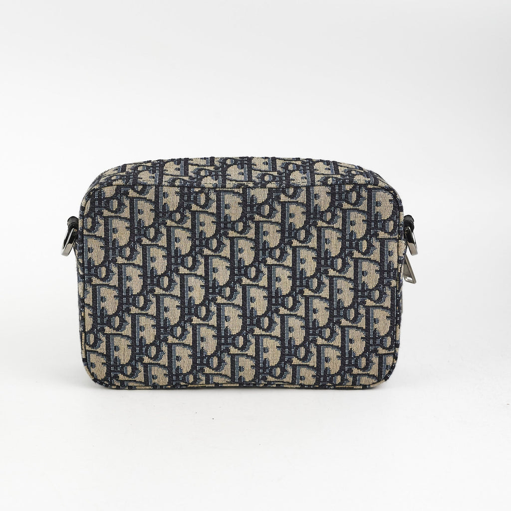 Dior Safari Oblique Messenger Bag Navy