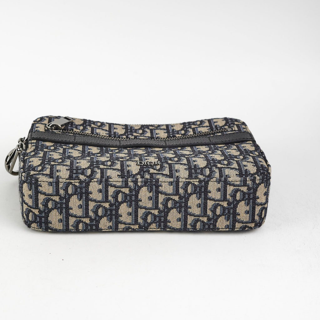 Dior Safari Oblique Messenger Bag Navy
