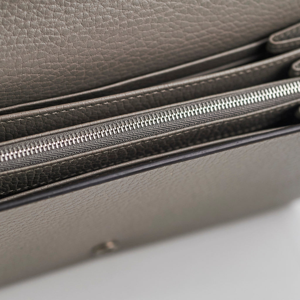 Gucci Dionysus Wallet On Chain Grey