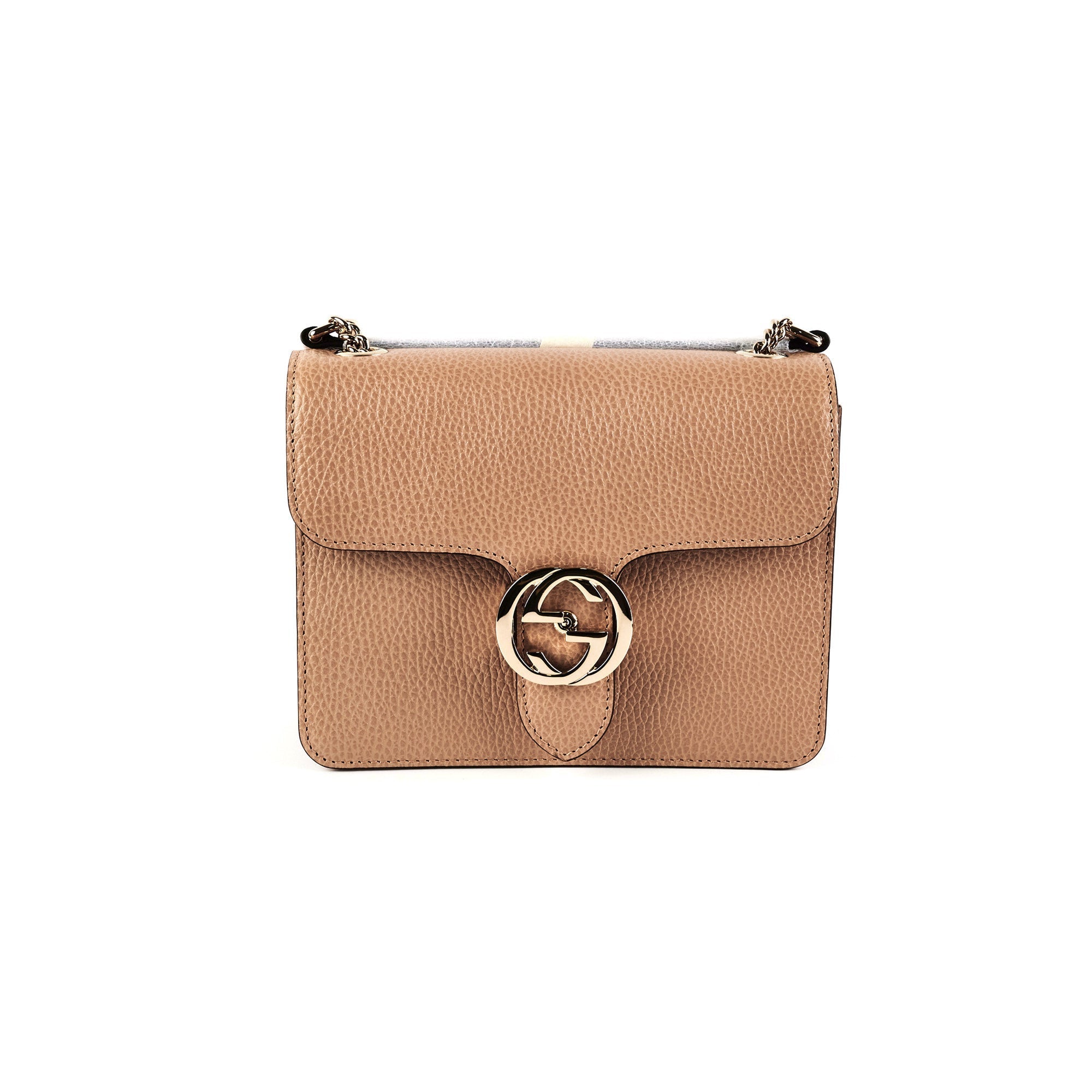 Gucci Beige Interlocking GG Crossbody Bag