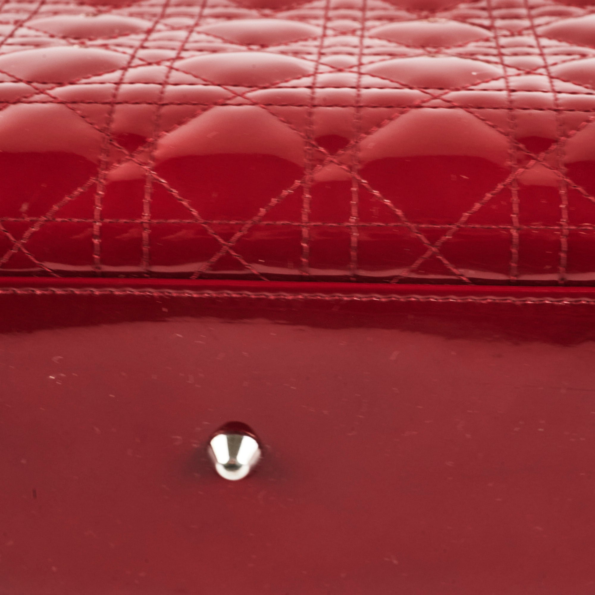Deal of the Week - Dior Large Lady Dior Patent Red