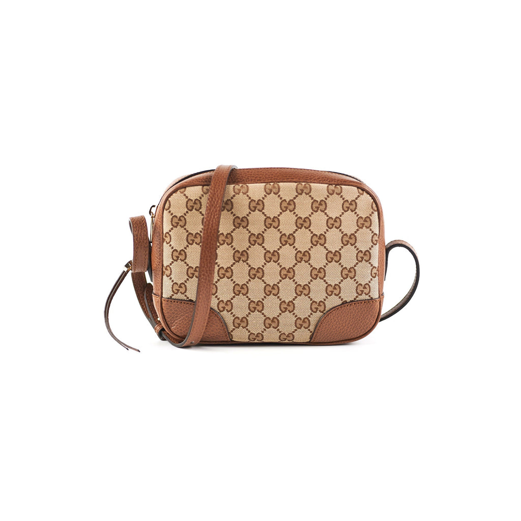 Gucci GG Canvas Bree Mini Camera Bag