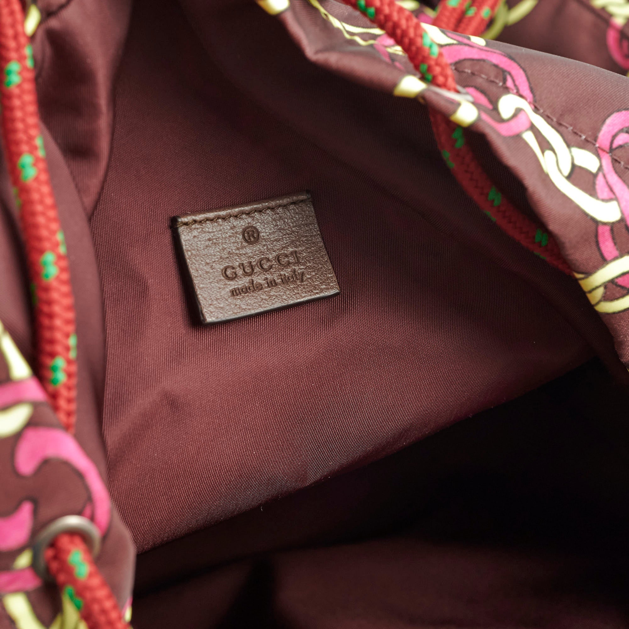 Gucci x Northface Nylon & Leather Backpack