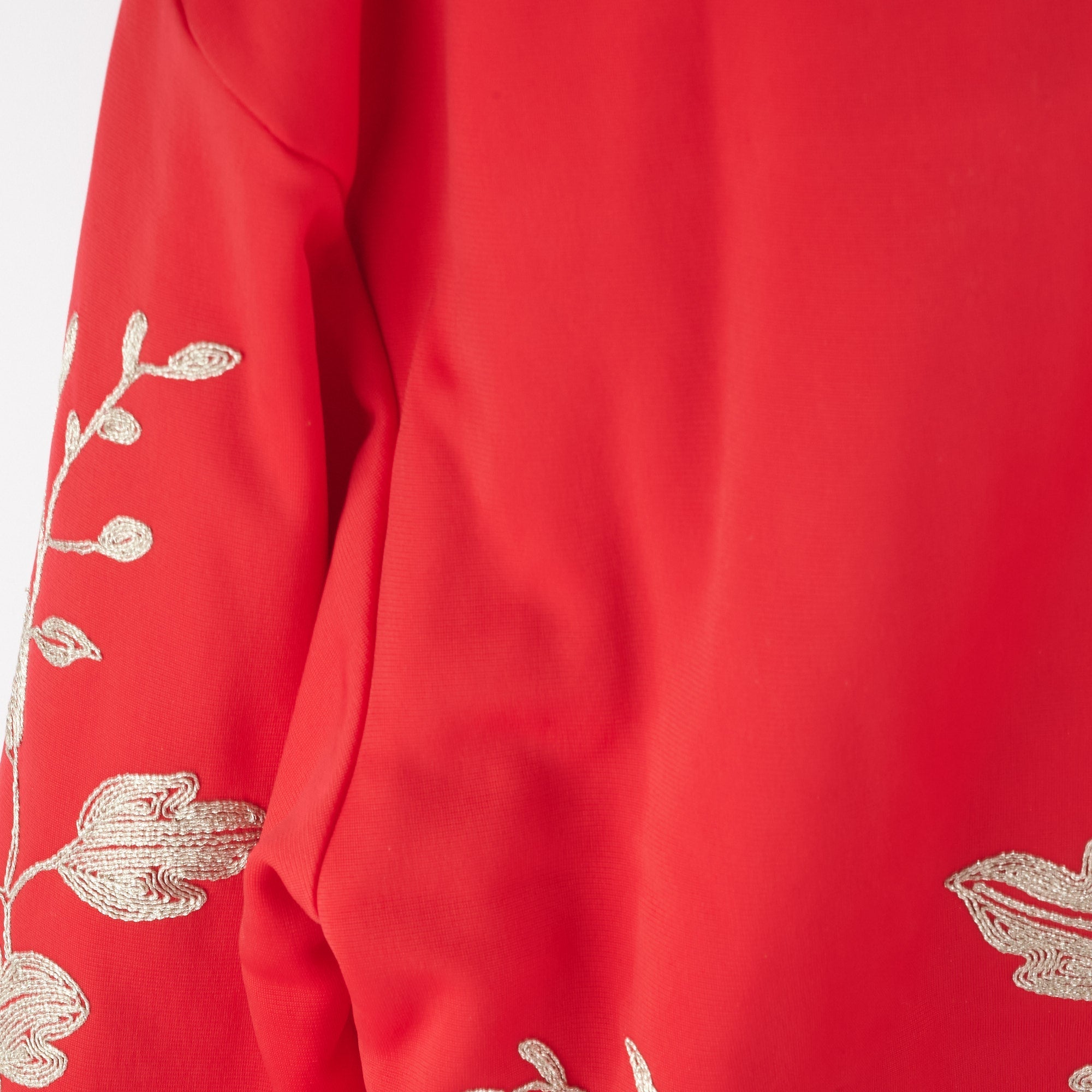 Gucci Floral Embroidery Track Jacket Red