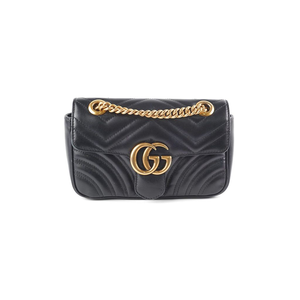 Gucci Marmont Black Small Shoulder Bag