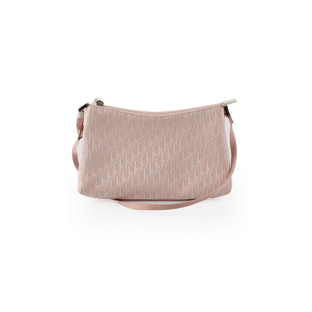 ITEM 13 - Dior Vintage Diorissimo Trotter Pochette Bag Pink