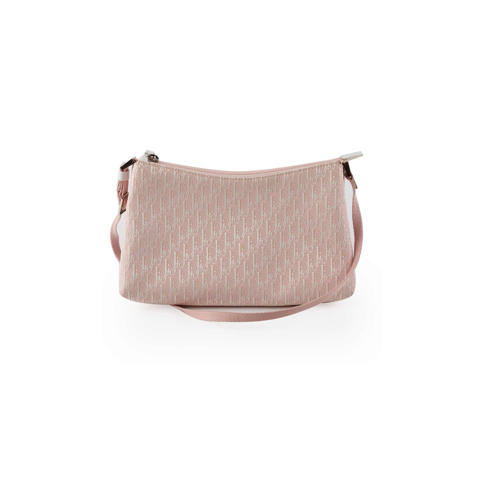 ITEM 13 - Dior Vintage Diorissimo Trotter Pochette Bag Pink