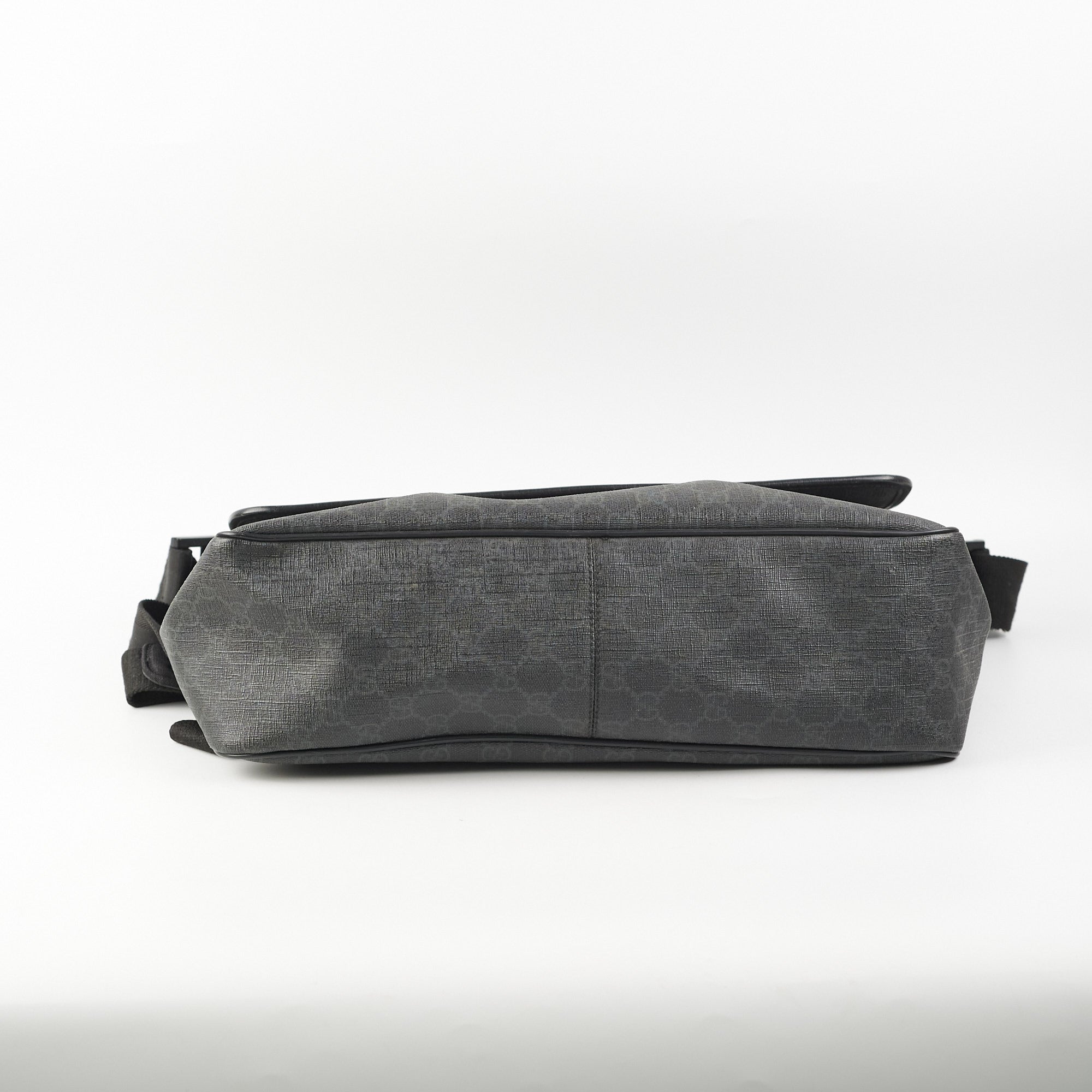 Gucci Mens Black Shoulder Monogram Bag