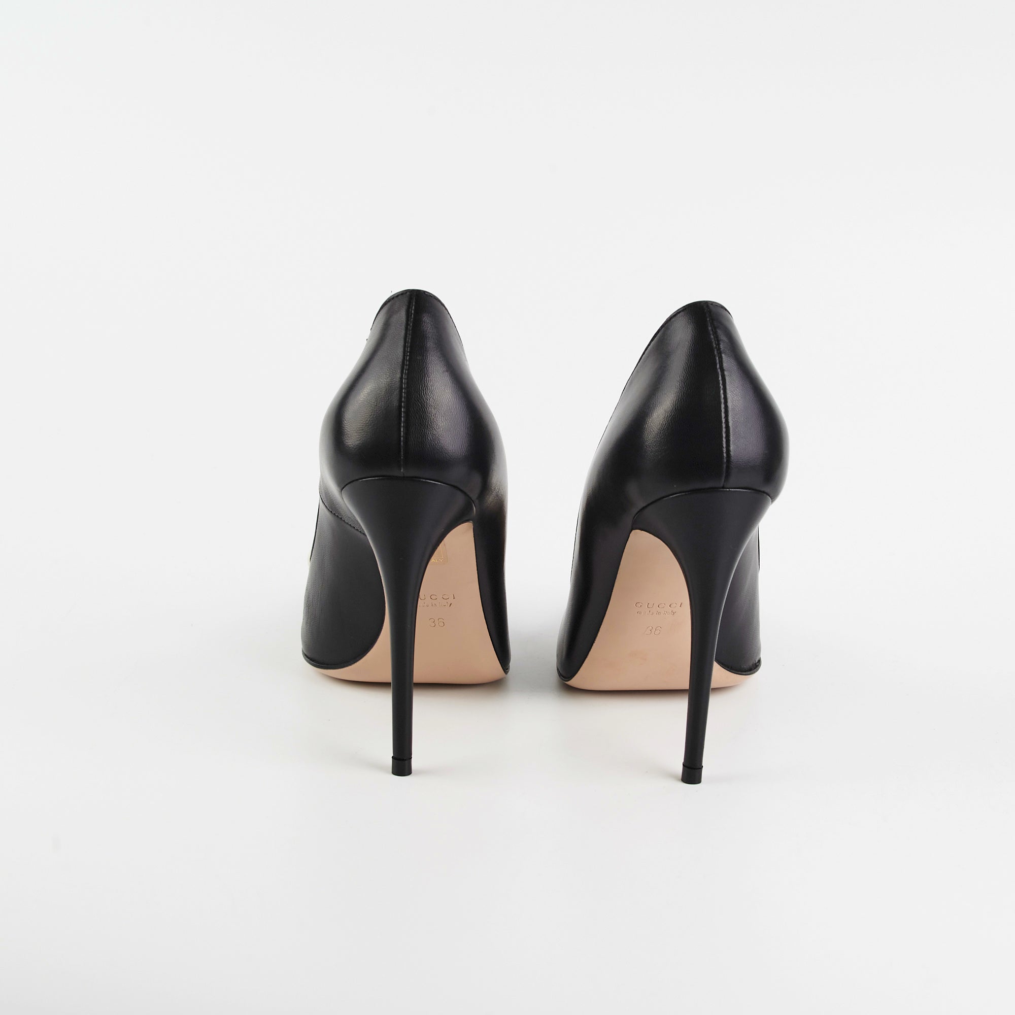 Gucci Black Pearl Heels