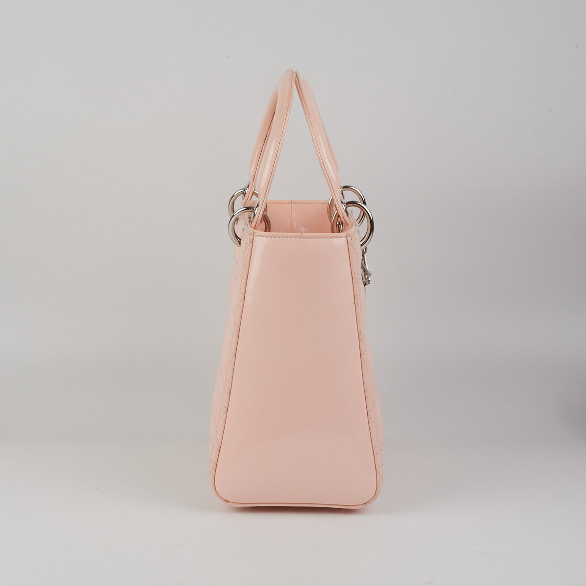 Dior Lady Dior Pink Patent Medium