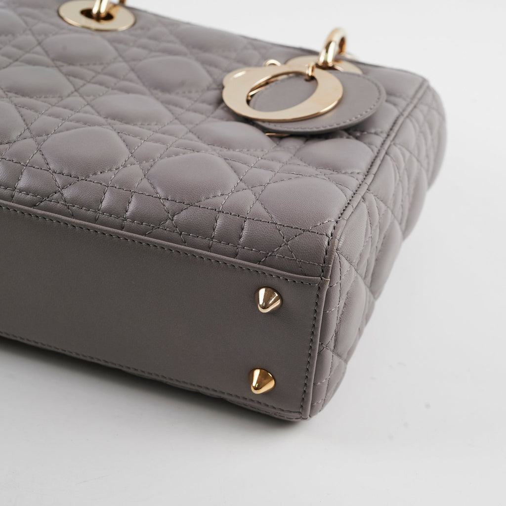 Christian Dior Small Lady Dior ABC Grey