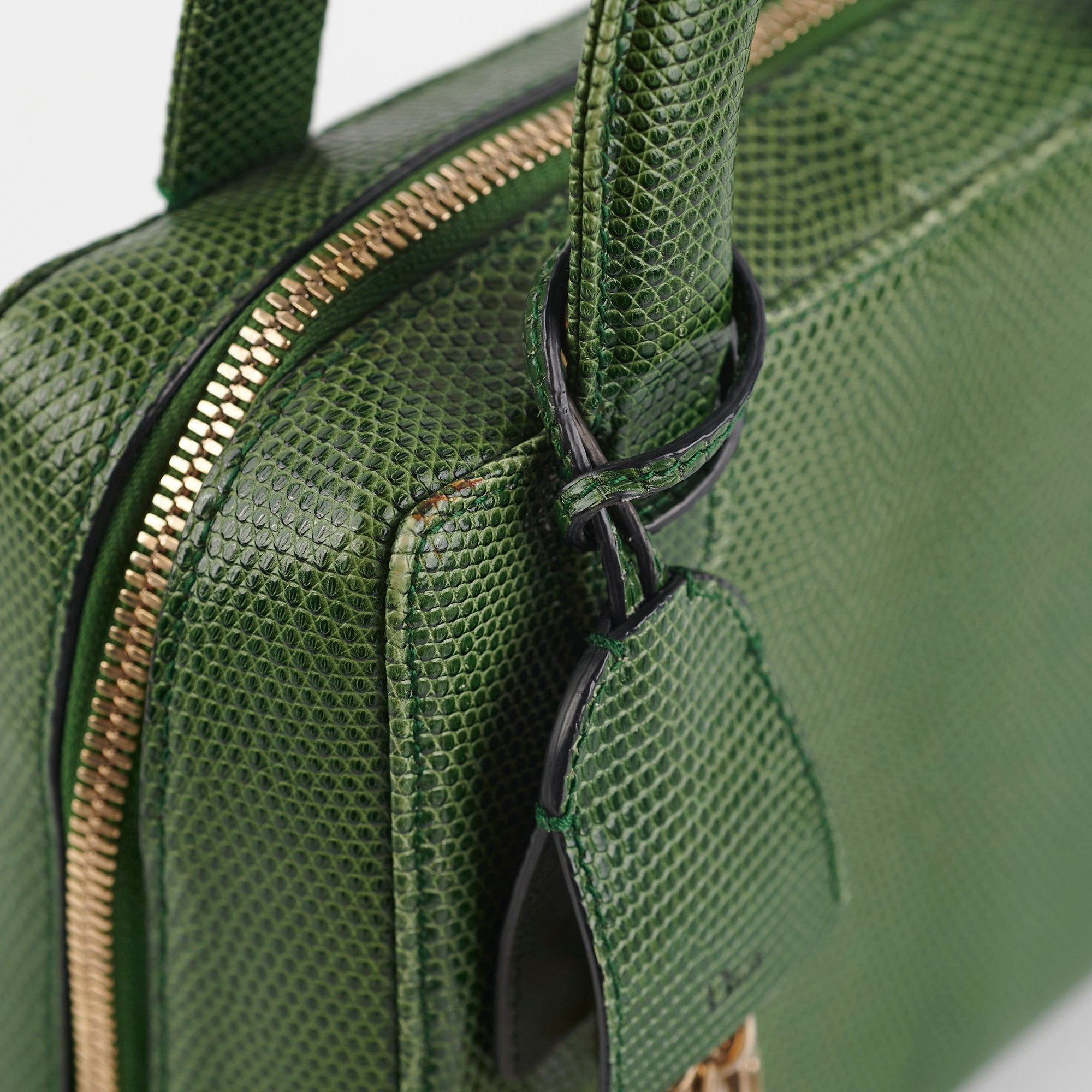 Christian Dior Green Mini Top Handle Bag