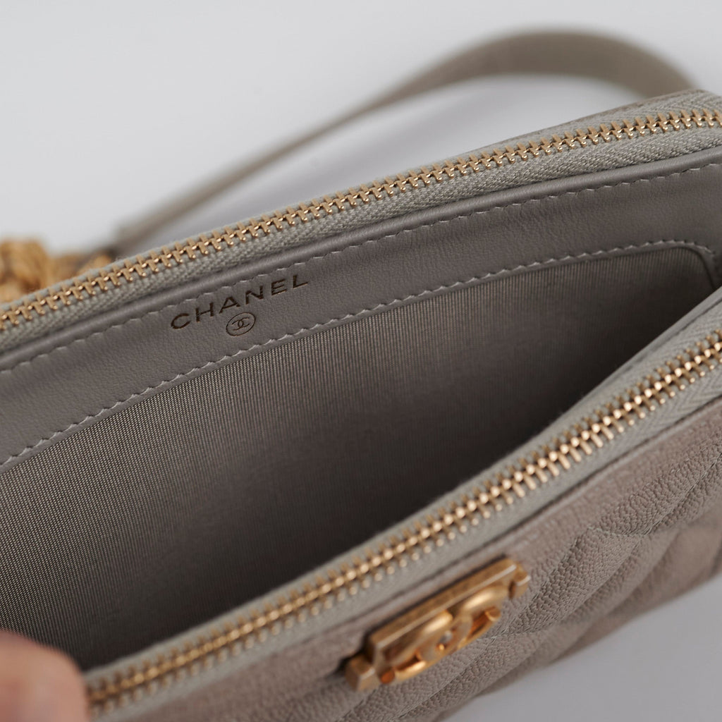 Chanel Two Toned Clutch on Chain