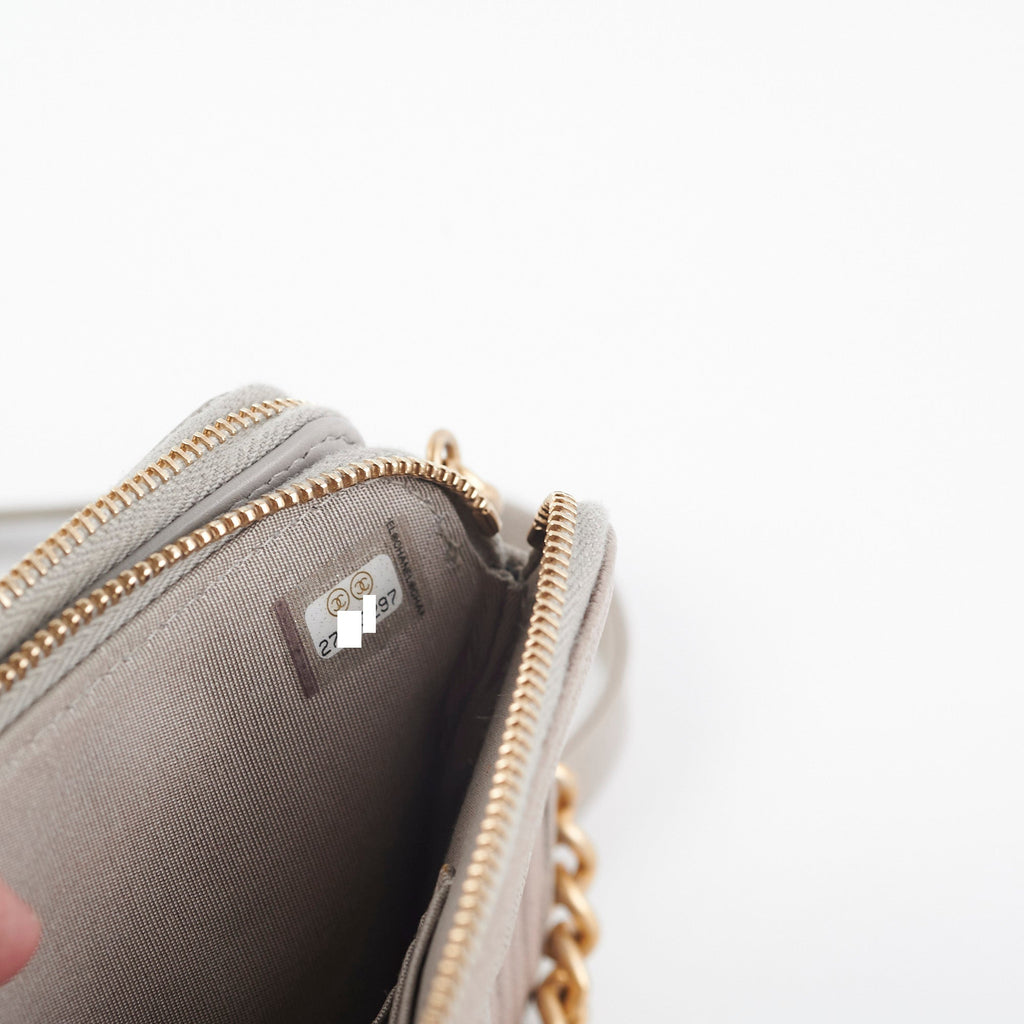 Chanel Two Toned Clutch on Chain