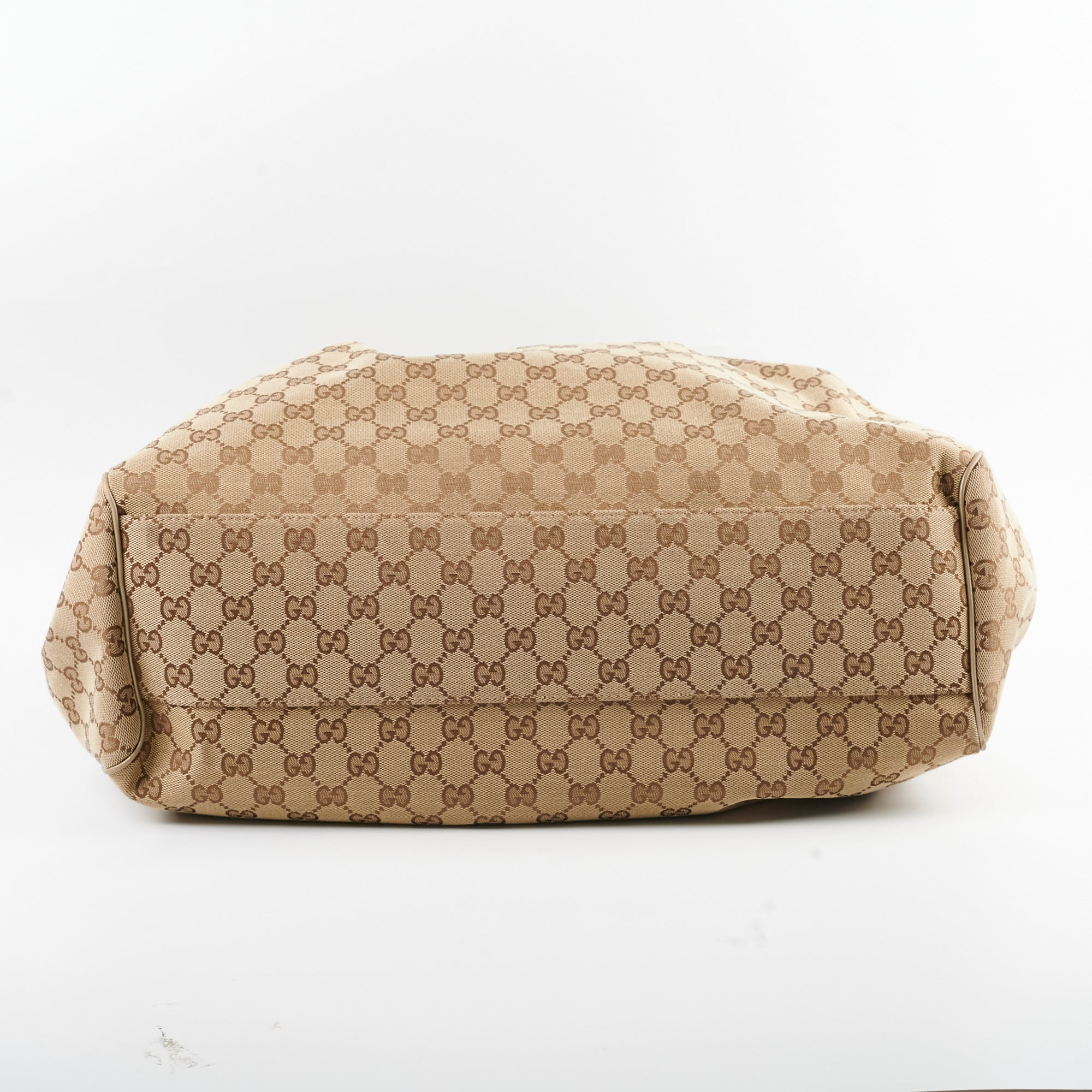 Gucci Vintage Sukey Large Tote Beige
