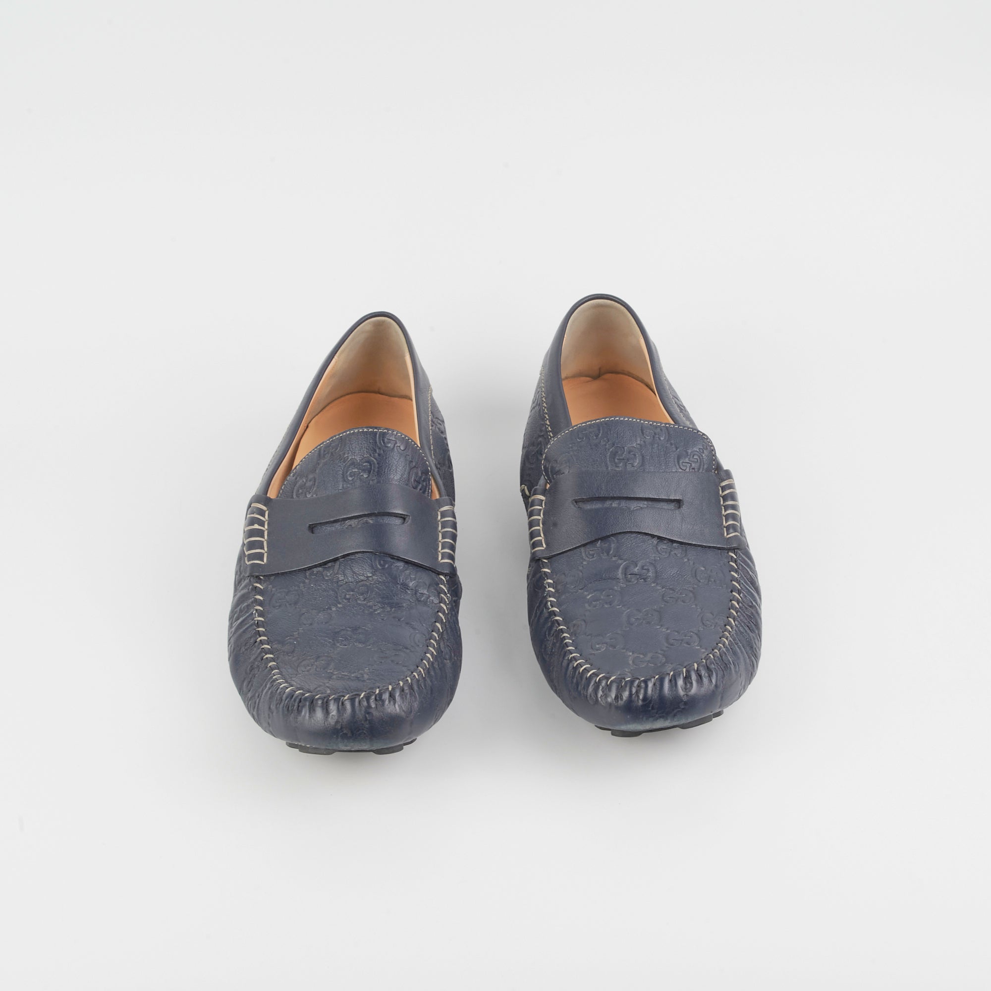 Gucci Men's Loafers Navy Size US 10