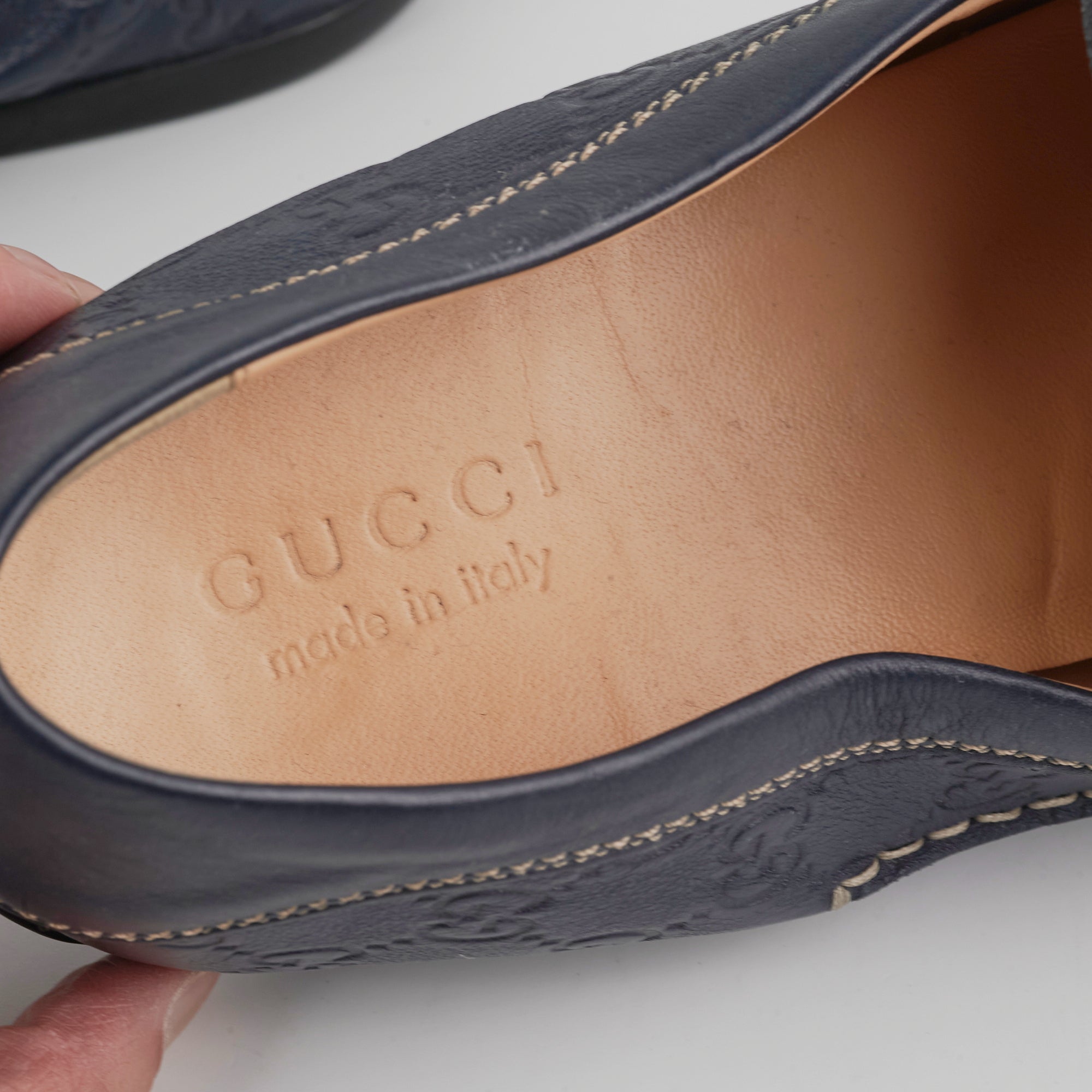Gucci Men's Loafers Navy Size US 10