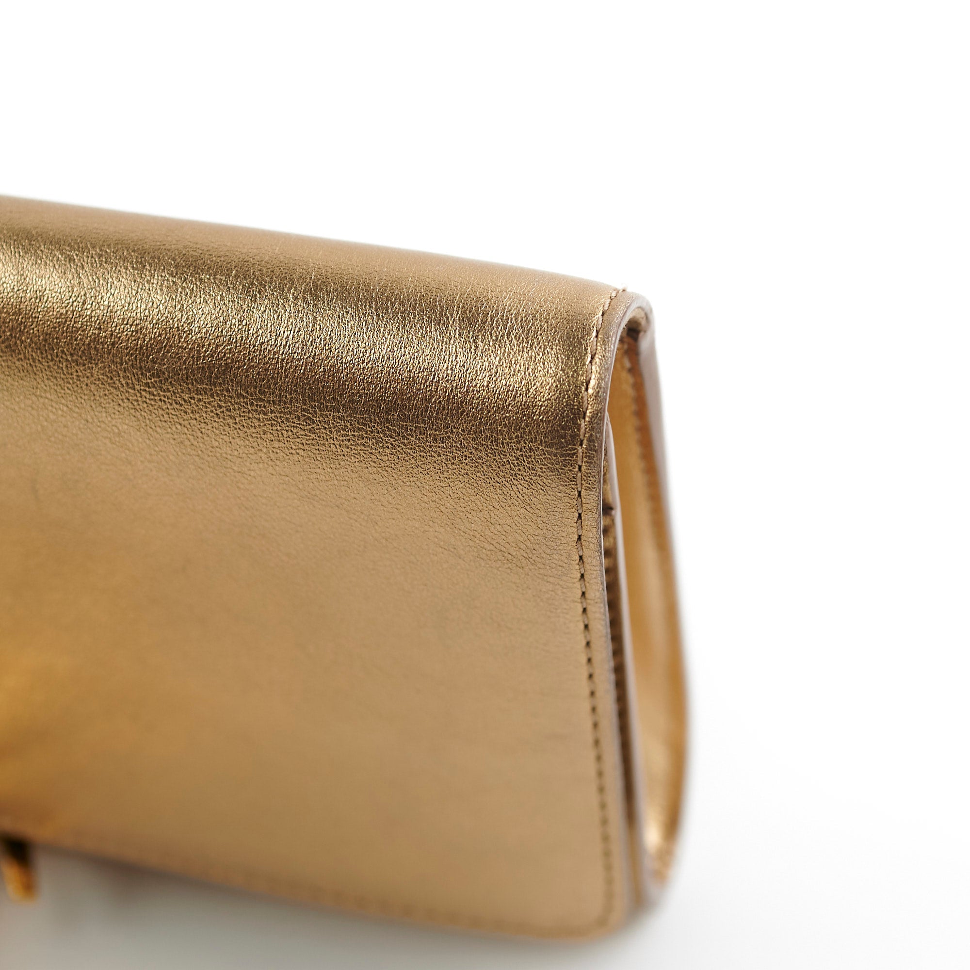 Louis Vuitton Louise Pochette Gold Clutch